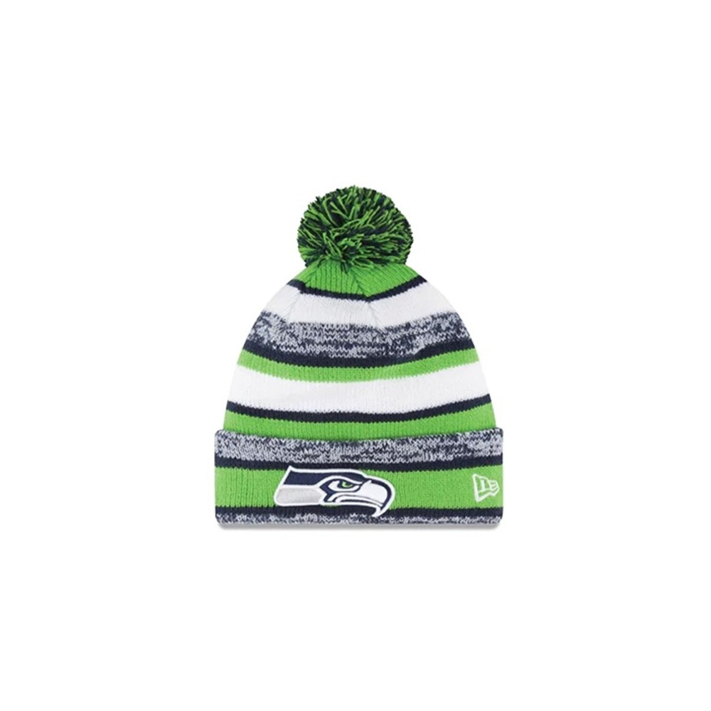 New Era Seattle Seahawks Beanie NFL On Field Hat Sport Knit Cap